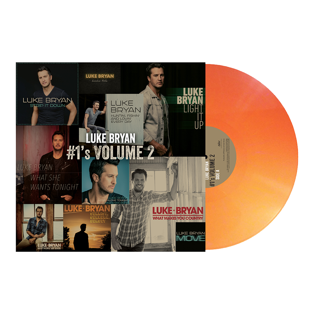 Luke Bryan #1’s - Vol. 2 (Vinyl-Sunset Orange)